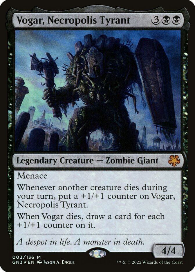 Vogar, Necropolis Tyrant 3 (Magic Game Night: Free-For-All)  - Foil