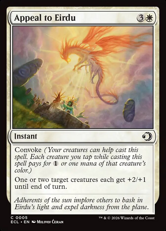 Appeal to Eirdu (Lorwyn Eclipsed)  - Foil