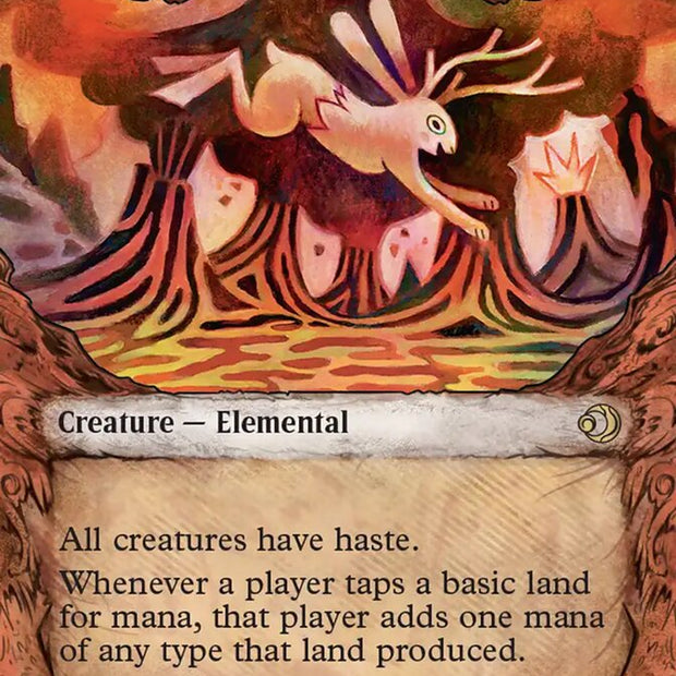 Lavaleaper  318 (Lorwyn Eclipsed)  - Showcase Foil