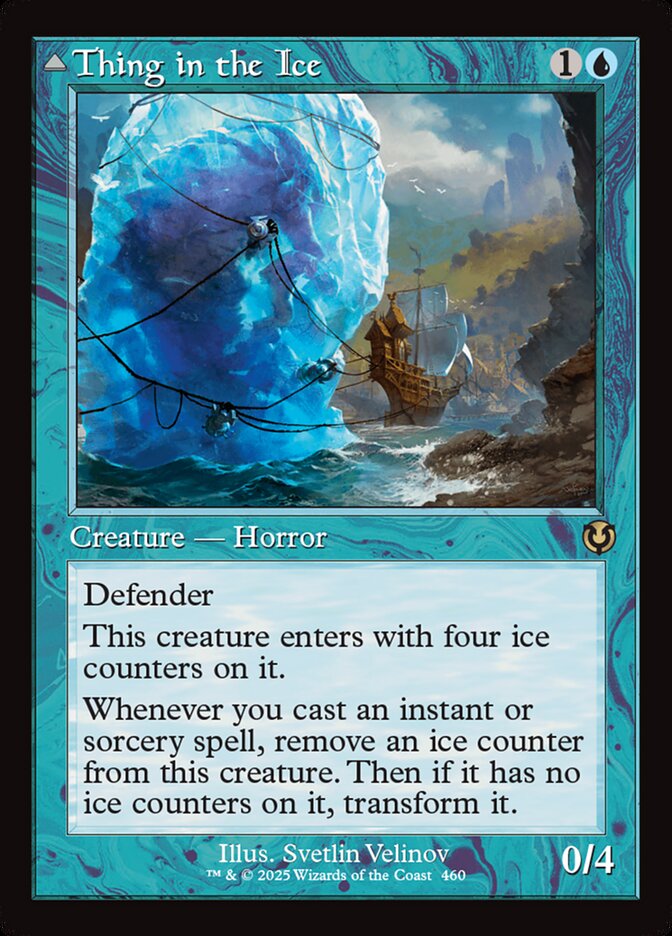 Thing in the Ice Retro Frame (Dupe) 460 (Innistrad Remastered)  - Retro