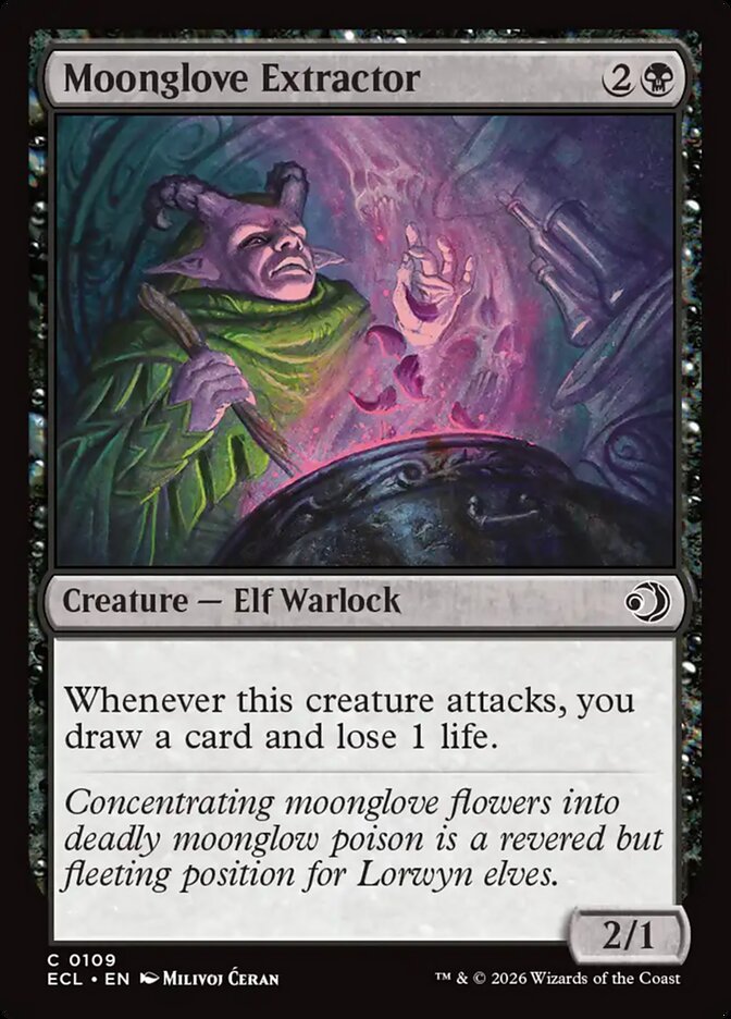 Moonglove Extractor 109/273 (Lorwyn Eclipsed)  - Foil