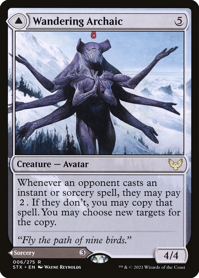 Wandering Archaic 6 (Strixhaven: School of Mages)  - Foil