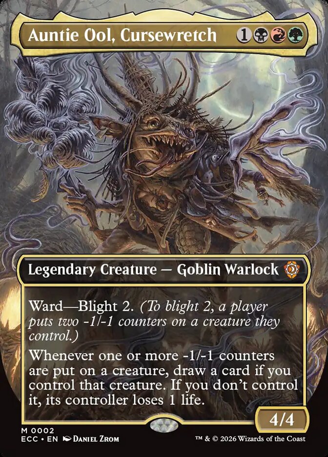 Auntie Ool, Cursewretch (Commander: Lorwyn Eclipsed)  - Foil