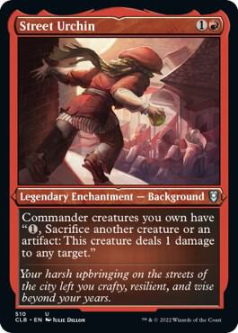 Street Urchin Foil Etched 510 (Commander Legends: Battle for Baldur's Gate)  - Foil