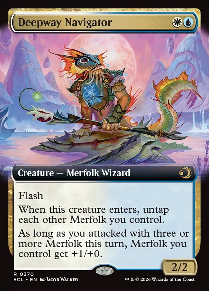 Deepway Navigator  370 (Lorwyn Eclipsed)  - Extended Art Foil