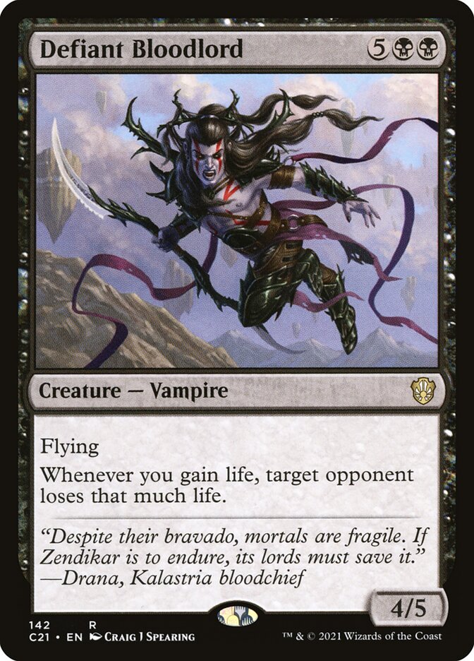 Defiant Bloodlord 142/81 (Commander 2021) 