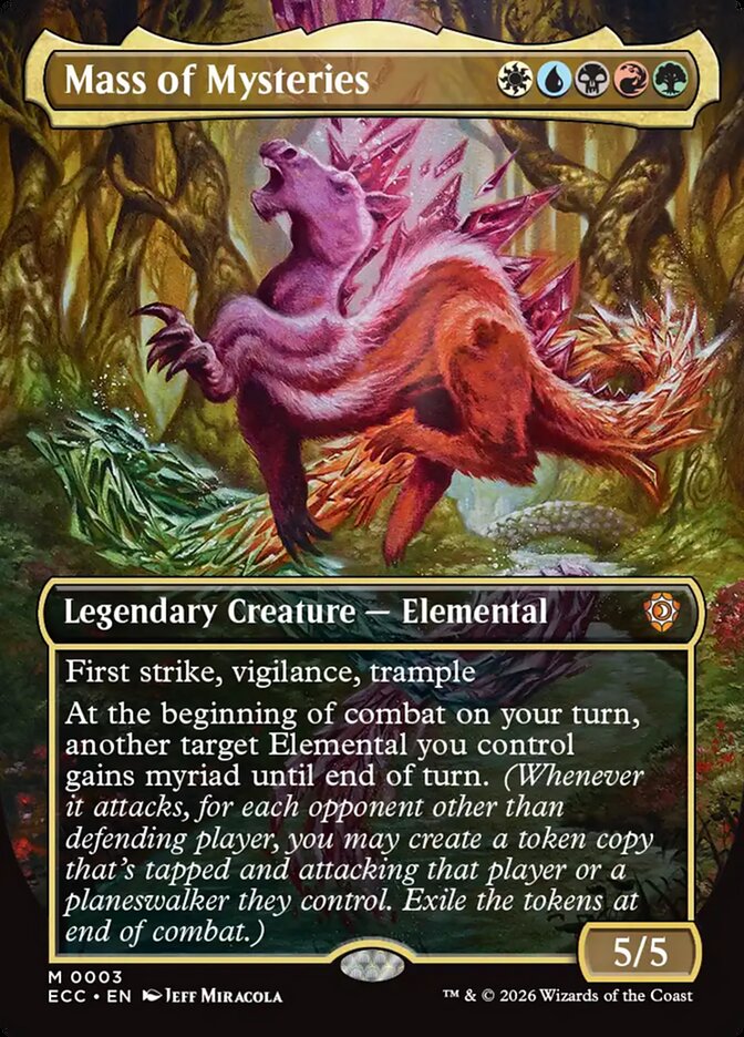 Mass of Mysteries  3/176 (Commander: Lorwyn Eclipsed)  - Borderless