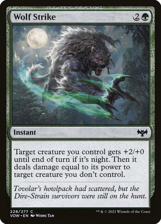 Wolf Strike 228/277 (Innistrad: Crimson Vow) 