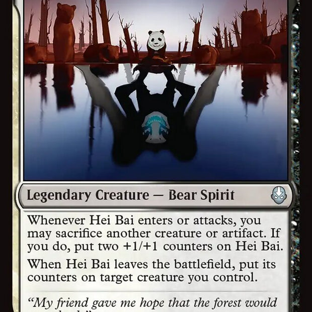 Hei Bai, Spirit of Balance 225/286 (Avatar: The Last Airbender)  - Foil