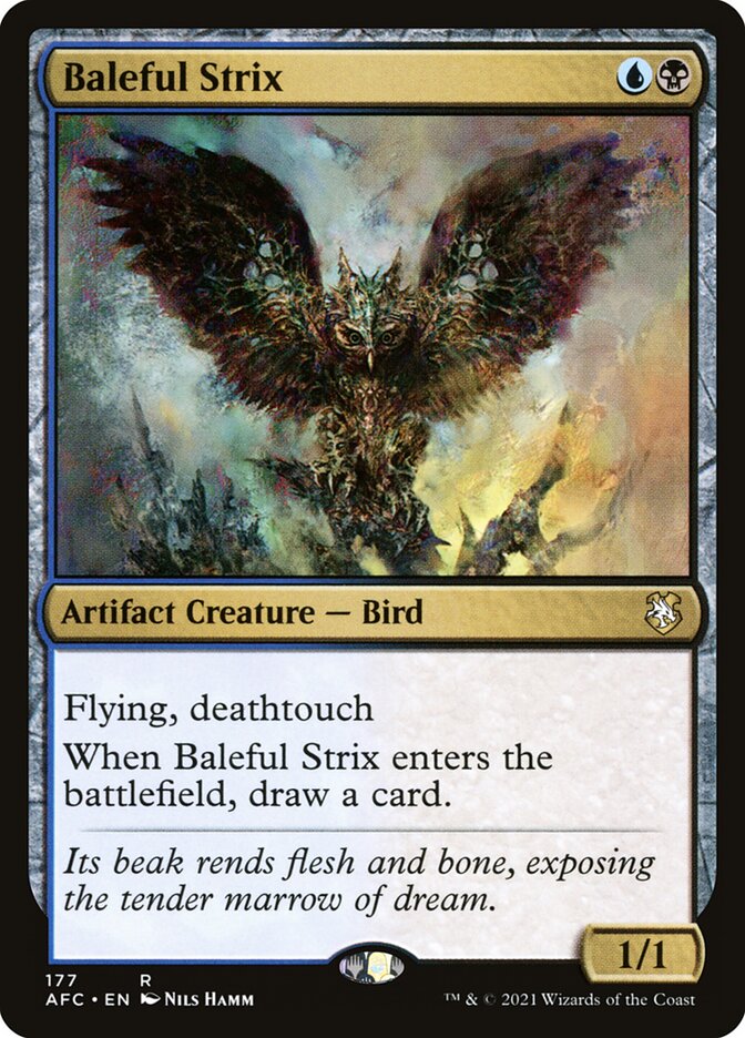 Baleful Strix 177 (Commander: Adventures in the Forgotten Realms) 