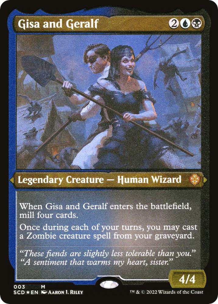Gisa and Geralf 3 (Starter Commander Decks)  - Etched Foil