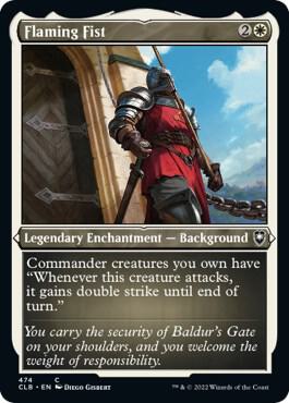 Flaming Fist 474 (Commander Legends: Battle for Baldur's Gate)  - Etched Foil