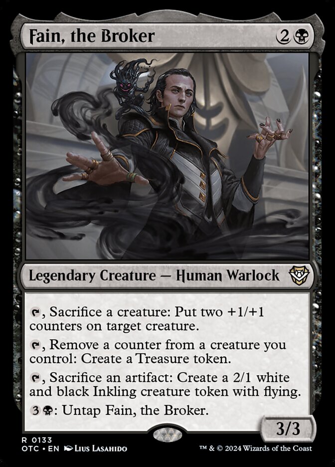 Fain, the Broker 133/342 (Commander: Outlaws of Thunder Junction) 