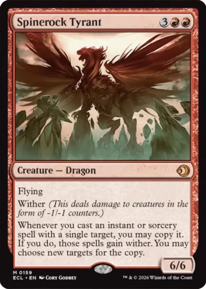 Spinerock Tyrant 159/273 (Lorwyn Eclipsed)  - Foil