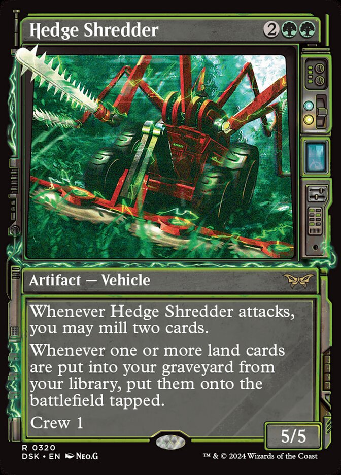 Hedge Shredder 320/286 (Duskmourn: House of Horror)  - Showcase