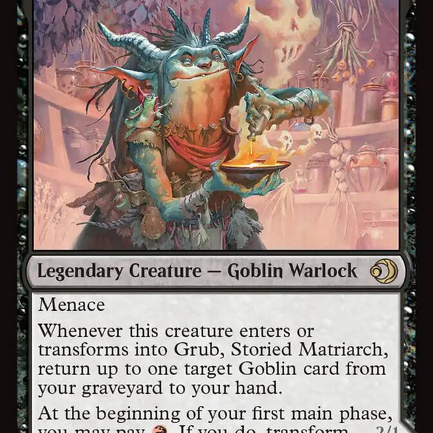 Grub, Storied Matriarch // Grub, Notorious Auntie 105/273 (Lorwyn Eclipsed) 