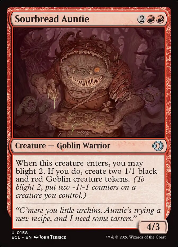 Sourbread Auntie 158/273 (Lorwyn Eclipsed)  - Foil