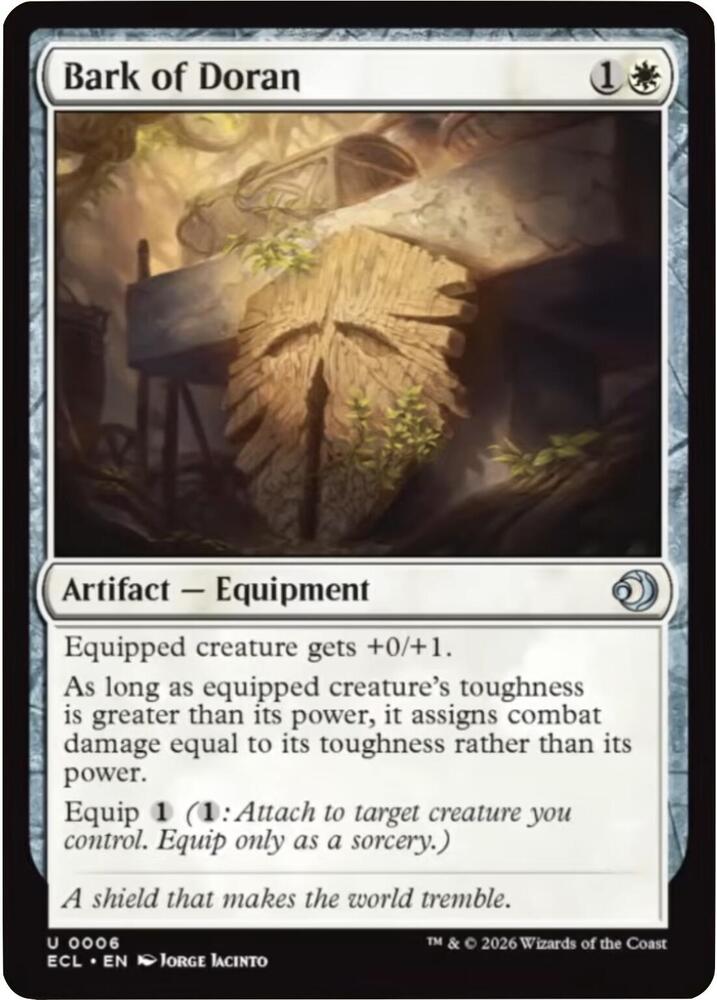 Bark of Doran (Lorwyn Eclipsed)  - Foil