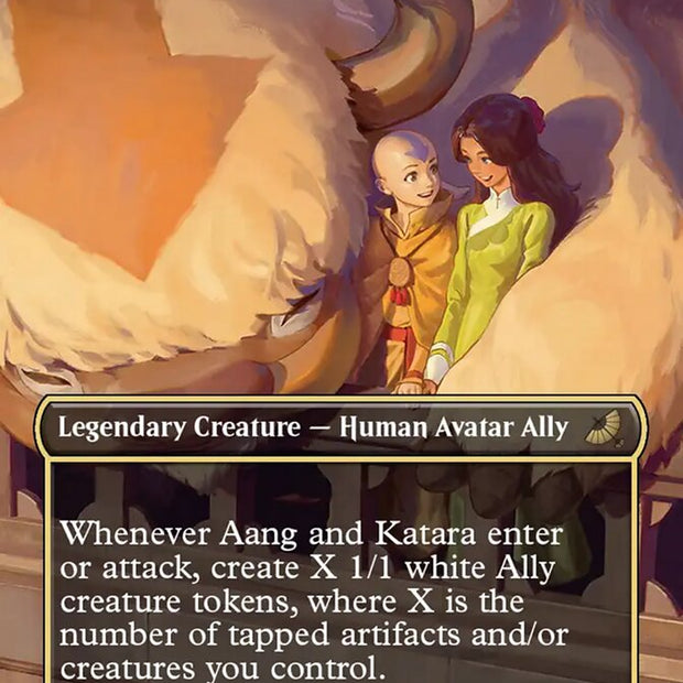 Aang and Katara 69 (Avatar: The Last Airbender: Eternal-Legal)  - Borderless 