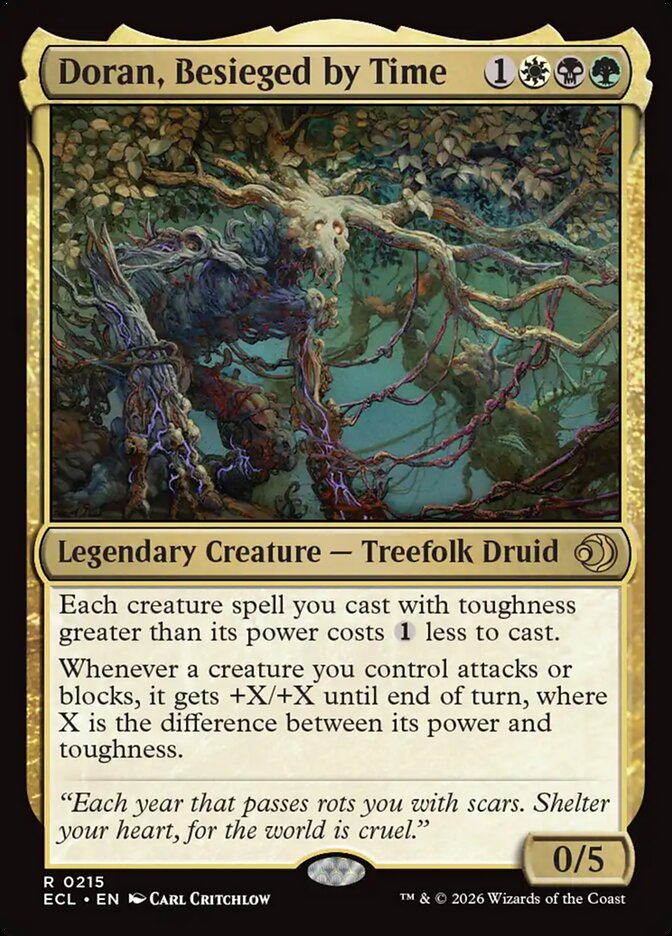 Doran, Besieged by Time 215 (Lorwyn Eclipsed)  - Foil