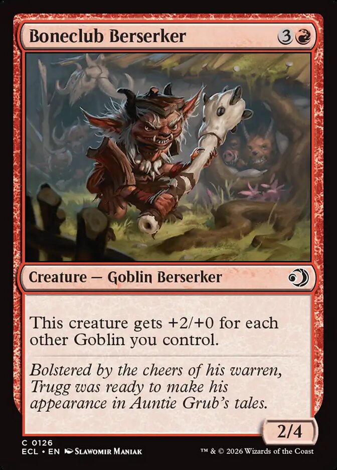 Boneclub Berserker (Lorwyn Eclipsed)  - Foil