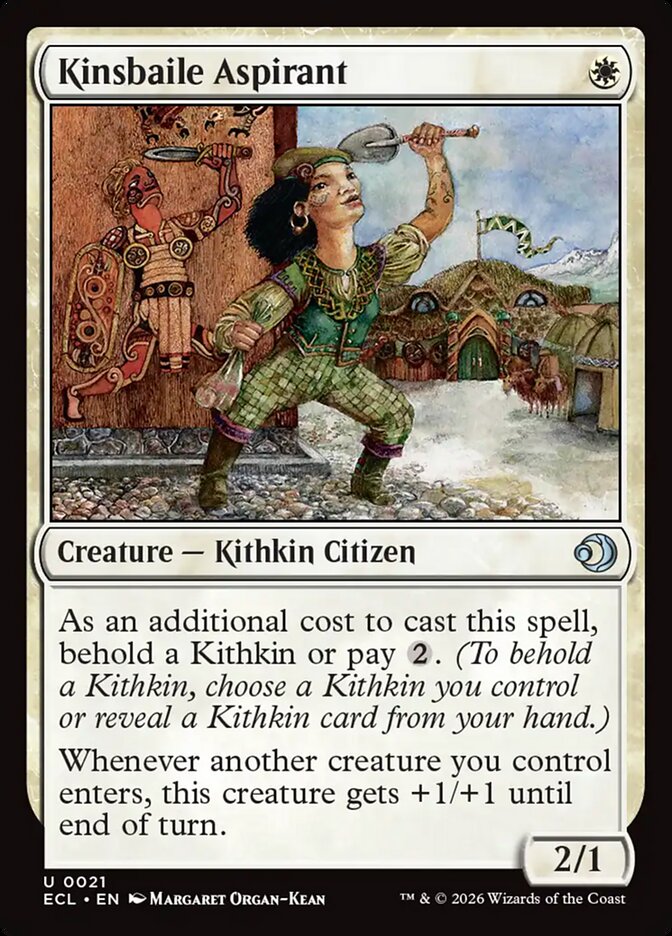 Kinsbaile Aspirant 21/273 (Lorwyn Eclipsed)  - Foil