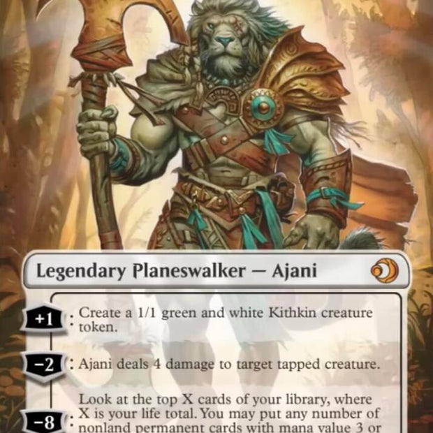 Ajani Outland Chaperone Borderless (Lorwyn Eclipsed) 