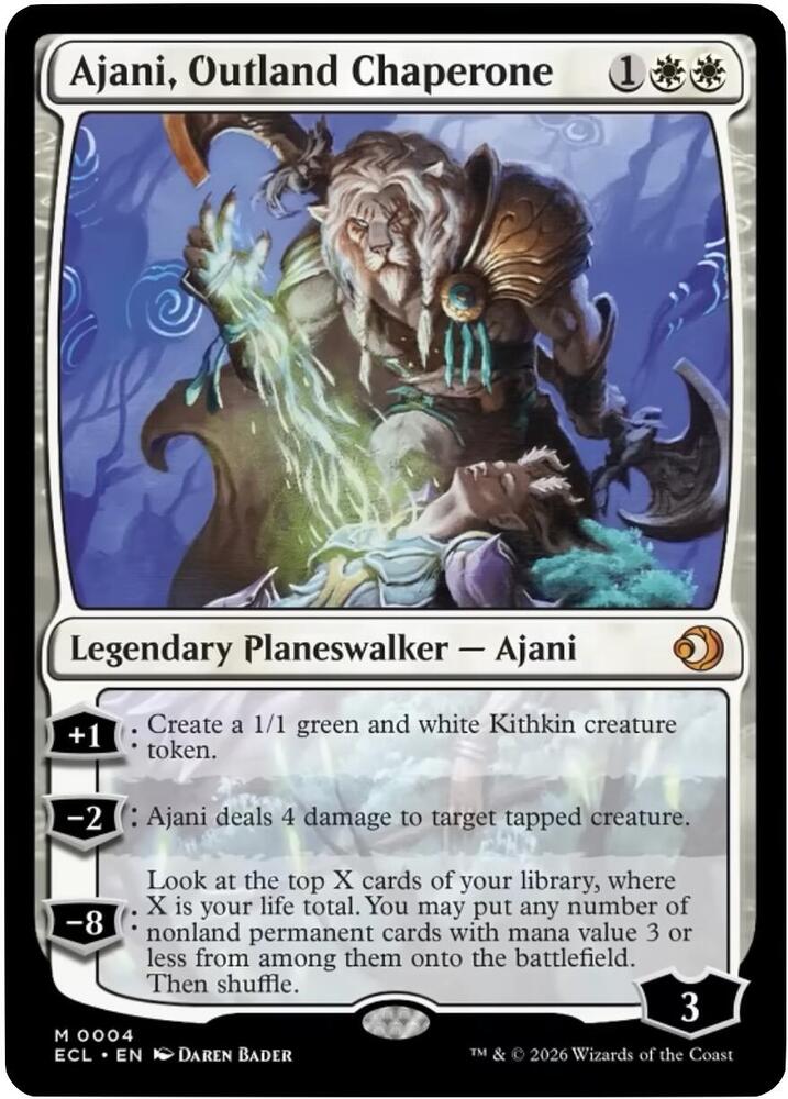 Ajani Outland Chaperone (Lorwyn Eclipsed) 