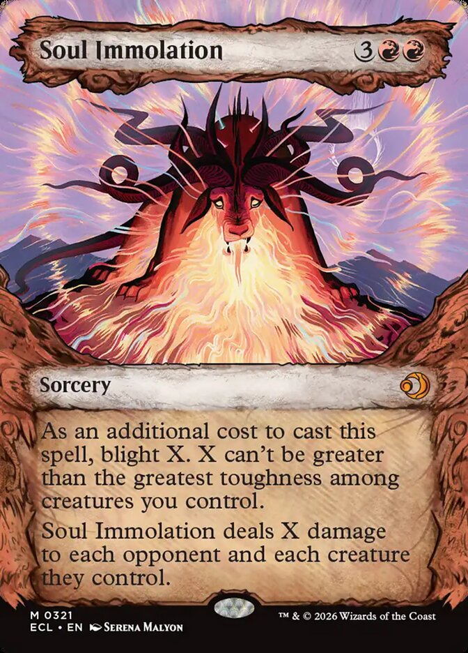 Soul Immolation 321/273 (Lorwyn Eclipsed)  - Showcase