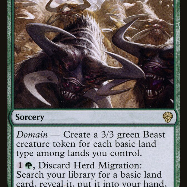Herd Migration 165/281 (Dominaria United)  - Foil