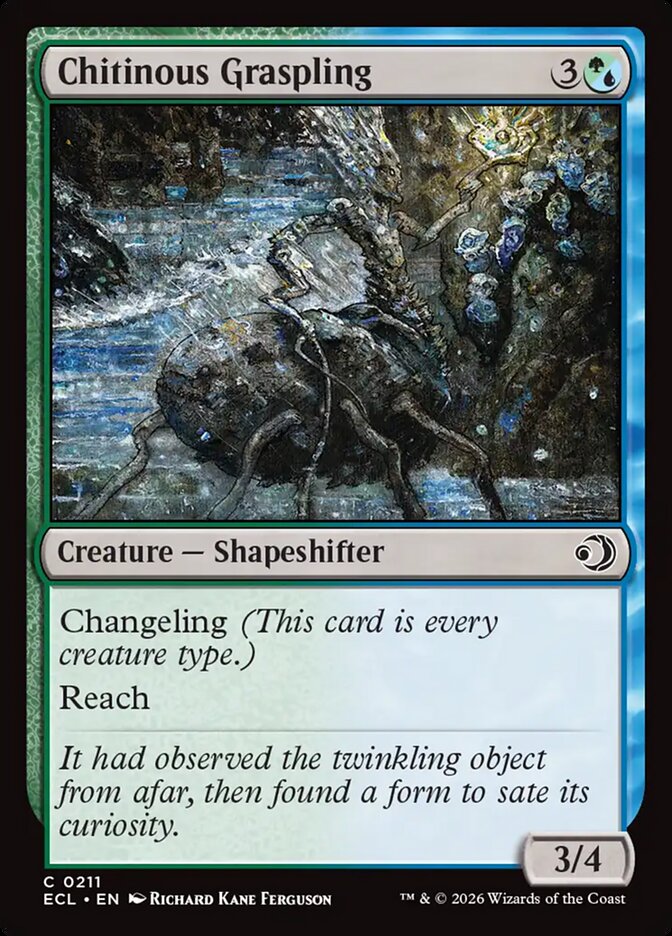 Chitinous Graspling 211/273 (Lorwyn Eclipsed)  - Foil