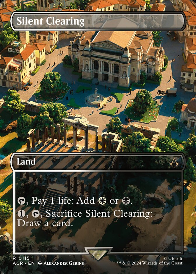 Silent Clearing 115 (Universes Beyond: Assassin's Creed)  - Borderless