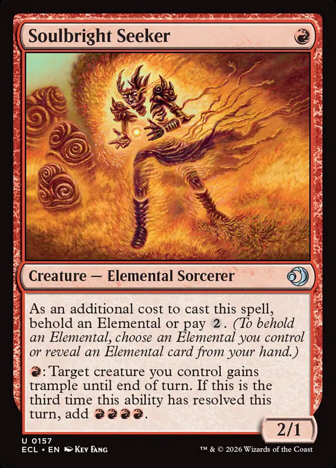 Soulbright Seeker 157/273 (Lorwyn Eclipsed)  - Foil