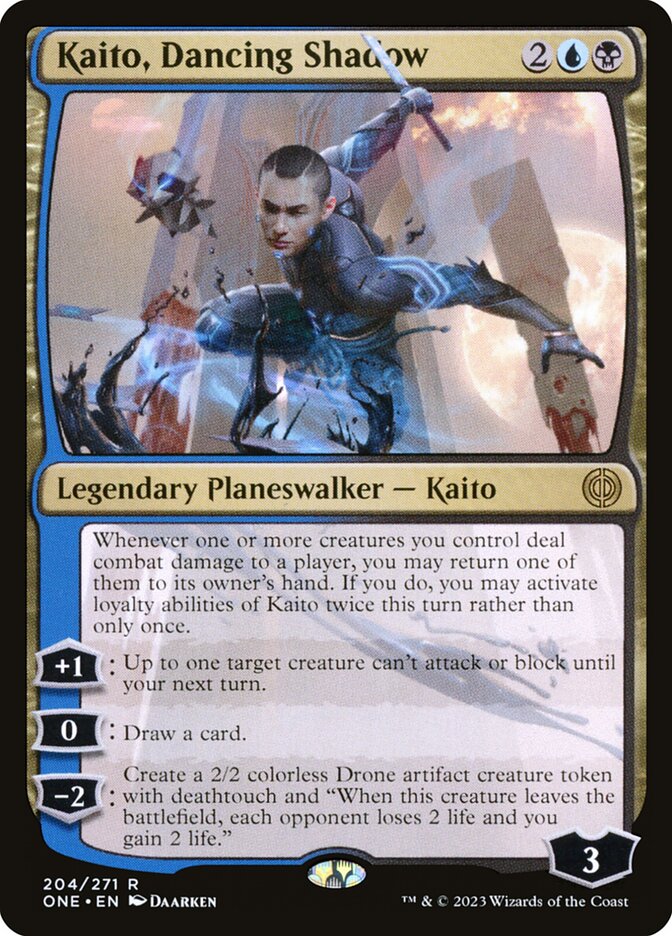 Kaito, Dancing Shadow 204 (Phyrexia: All Will Be One) 