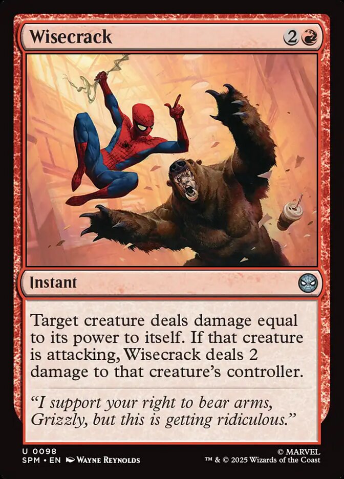 Wisecrack 98/198 (Marvel's Spider-Man)  - Foil