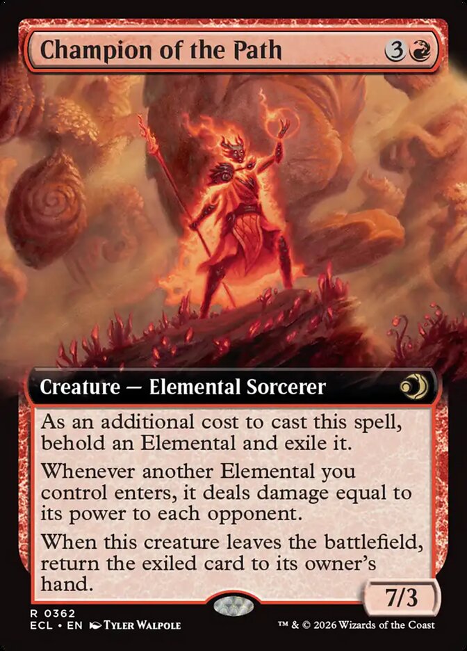 Champion of the Path 362/273 (Lorwyn Eclipsed)  - Extended Art