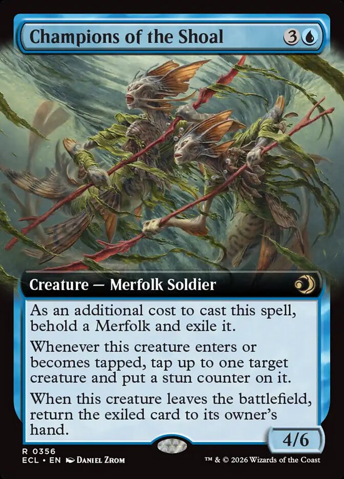 Champions of the Shoal 356 (Lorwyn Eclipsed)  - Extended Art