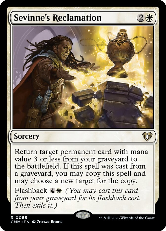 Sevinne's Reclamation 55/451 (Commander Masters) 
