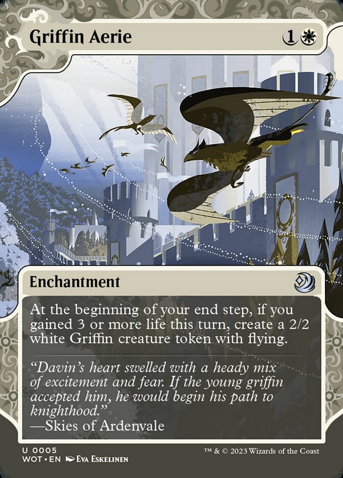 Griffin Aerie 5/63 (Wilds of Eldraine: Enchanting Tales)  - Showcase Foil