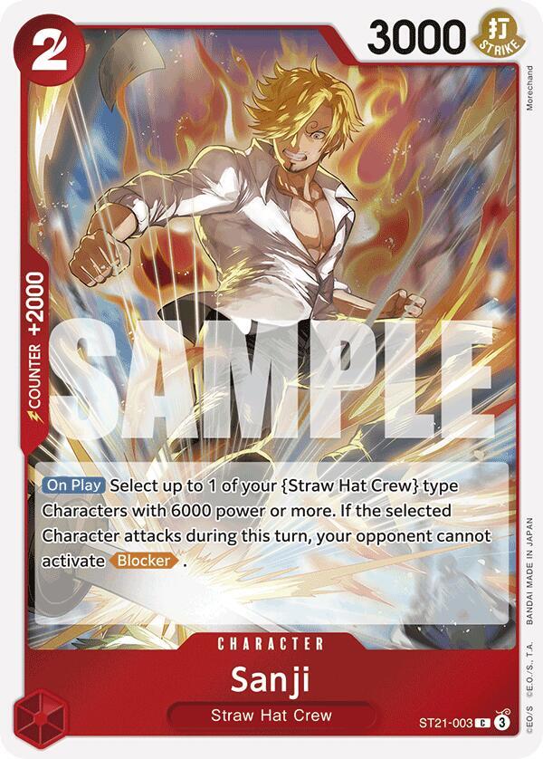 Sanji ST21-003 (Starter Deck EX: Gear 5) 