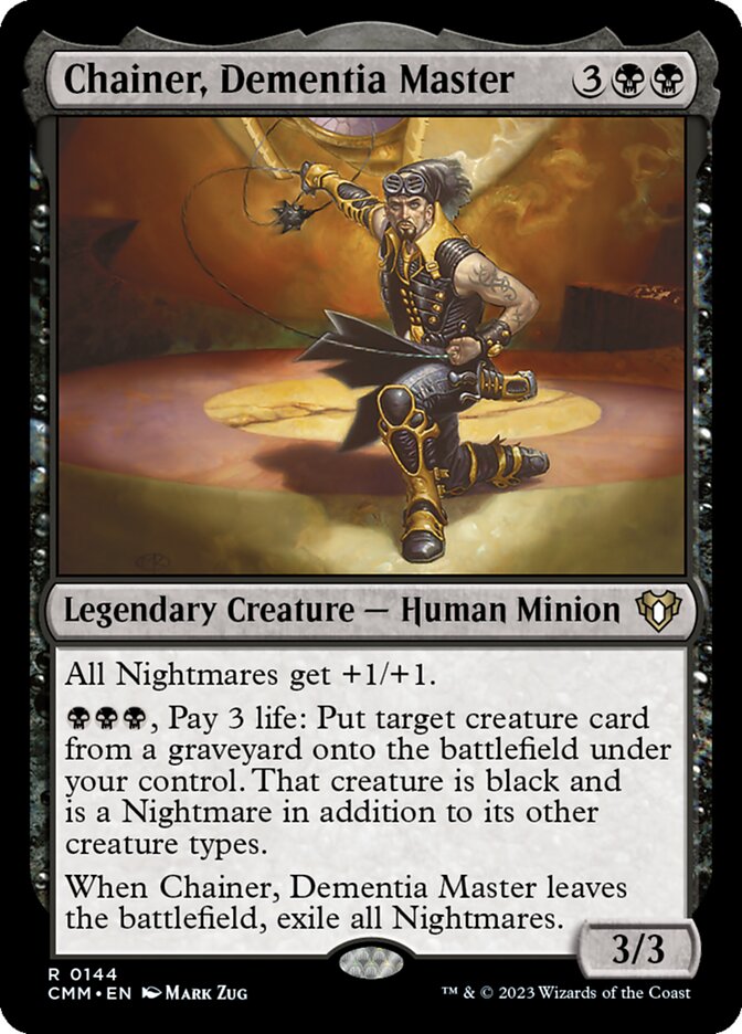 Chainer, Dementia Master 144/451 (Commander Masters) 