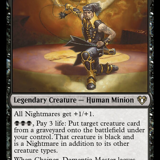 Chainer, Dementia Master 144/451 (Commander Masters) 