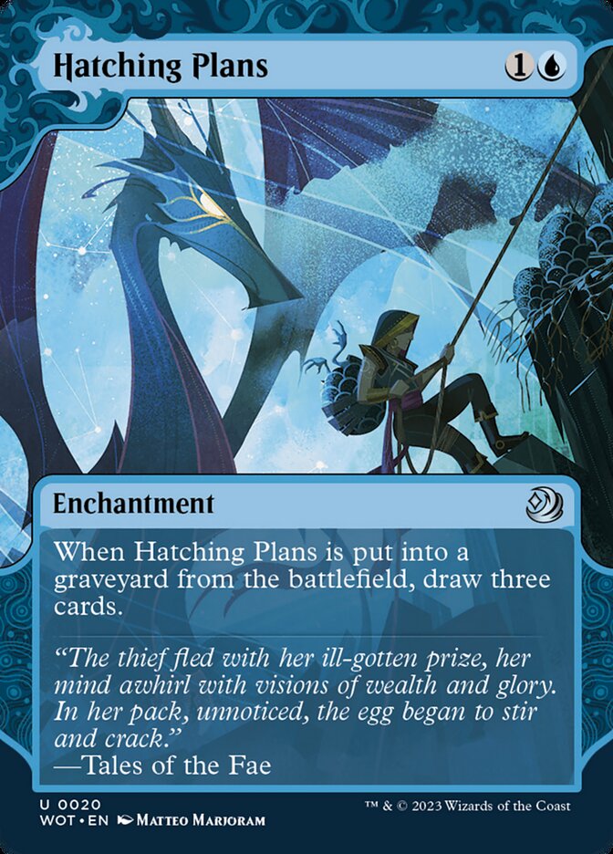 Hatching Plans 20/63 (Wilds of Eldraine: Enchanting Tales)  - Showcase Foil