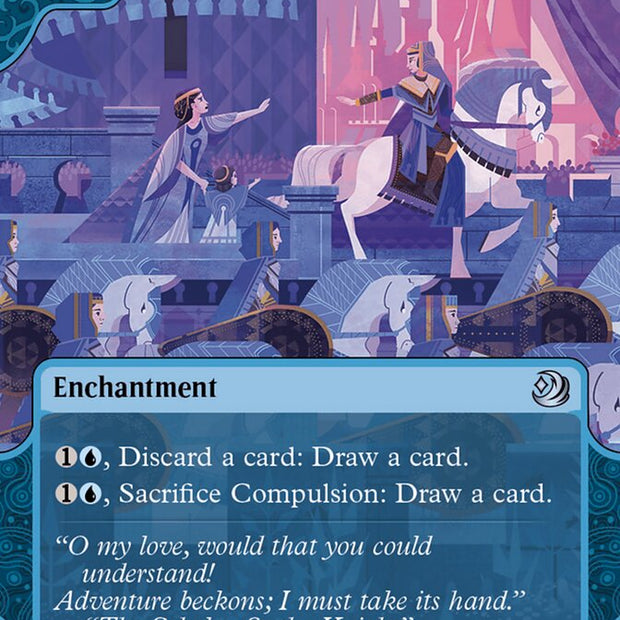 Compulsion 15 (Wilds of Eldraine: Enchanting Tales)  - Showcase Foil