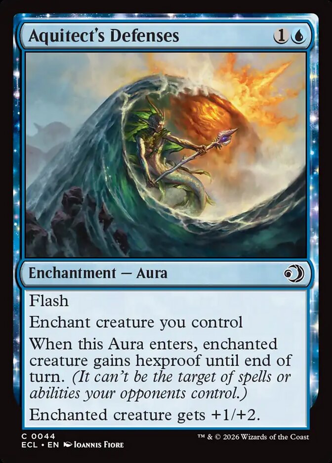 Aquitect's Defenses (Lorwyn Eclipsed)  - Foil