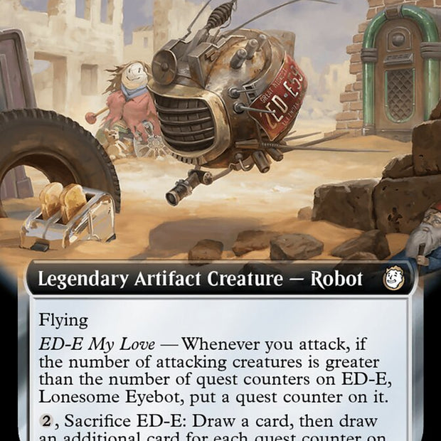 ED-E, Lonesome Eyebot 432/326 (Universes Beyond: Fallout)  - Extended Art