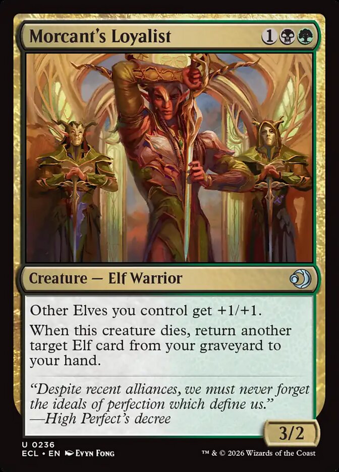 Morcant's Loyalist 236/273 (Lorwyn Eclipsed)  - Foil