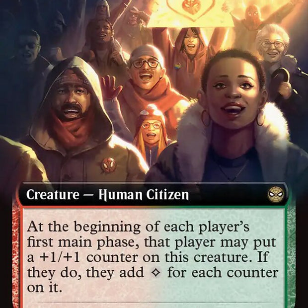 Cheering Crowd 270/198 (Marvel's Spider-Man)  - Extended Art 