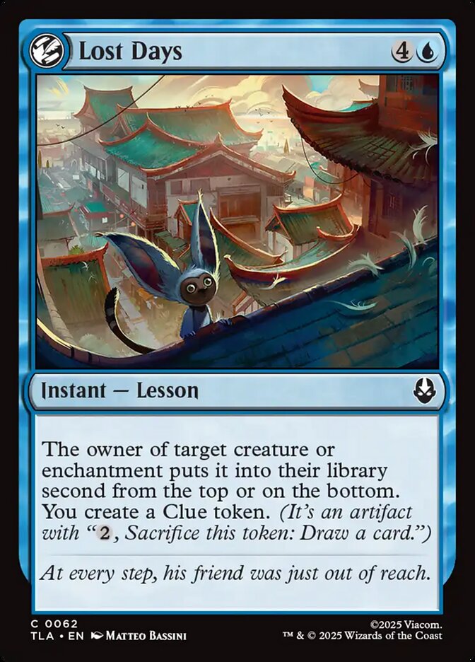 Lost Days 62 (Avatar: The Last Airbender)  - Foil
