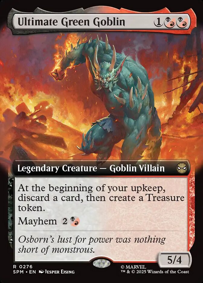 Ultimate Green Goblin 276/198 (Marvel's Spider-Man)  - Extended Art 